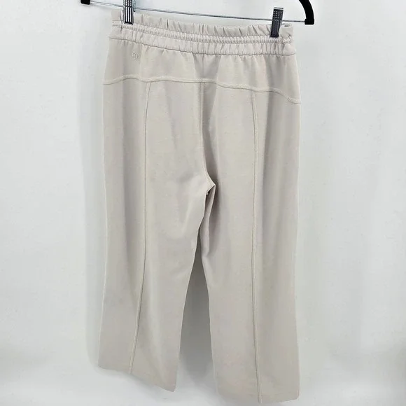 Lululemon LW6BZXS Softstreme High-Rise Straight-Leg Short Crop Pant Ivory Size 6 - Picture 6 of 12